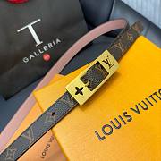 	 Bagsaaa Louis Vuitton Duo Monogram Belt in Pink - 1.8cm - 3