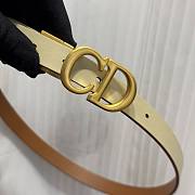 Bagsaaa Dior Reversible Beige&Brown Belt - 2cm - 5