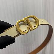Bagsaaa Dior Reversible Beige&Brown Belt - 2cm - 4
