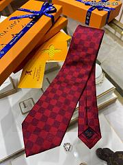 Bagsaaa Louis Vuitton Damier Classique Tie In Red - 1
