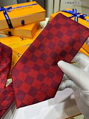 Bagsaaa Louis Vuitton Damier Classique Tie In Red - 5