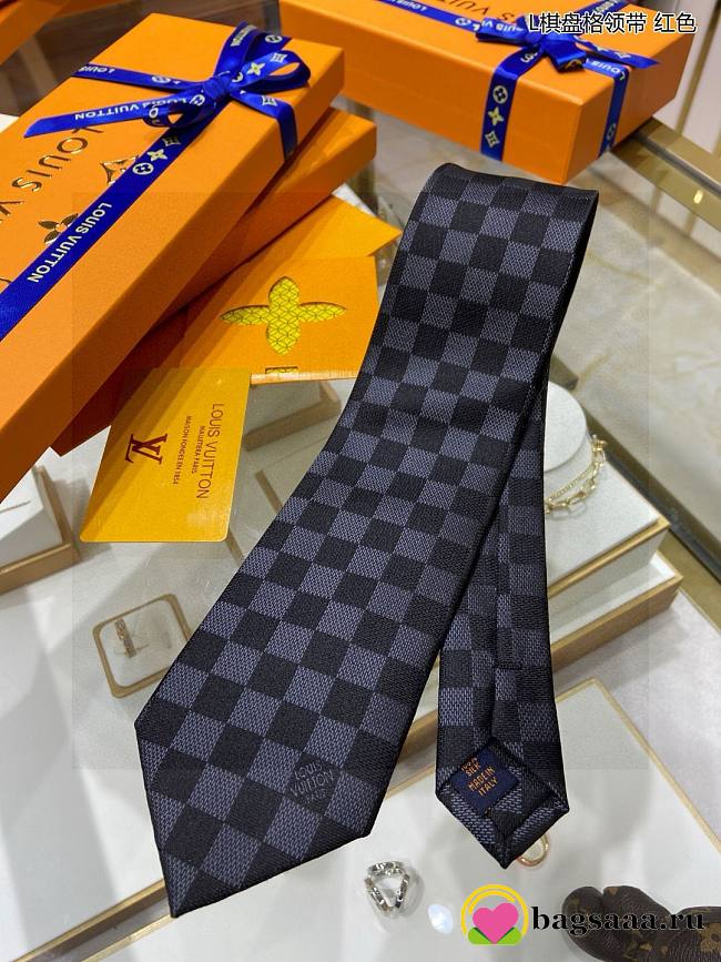 	 Bagsaaa Louis Vuitton Damier Classique Tie In Black - 1