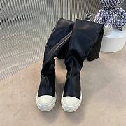 Bagsaaa Rick Owens Classic Bumper leather over knee boots - 6