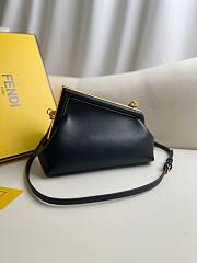 Bagsaa Fendi Frist Small Black Bag - 9.5*26*18cm - 6