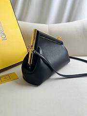 Bagsaa Fendi Frist Small Black Bag - 9.5*26*18cm - 5