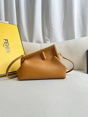 	 Bagsaa Fendi Frist Small Brown Bag - 9.5*26*18cm - 1