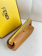 	 Bagsaa Fendi Frist Small Brown Bag - 9.5*26*18cm - 3