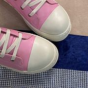 	 Bagsaaa Rick Owens High-Top Leather Sneakers In Pink - 3