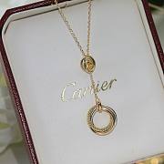 Bagsaaa Cartier Trinity 18K White Gold and Diamond Necklace - 1