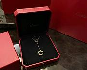Bagsaaa Cartier Trinity 18K White Gold and Diamond Necklace - 6