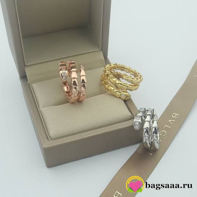 Bagsaaa Bvlgari Serpenti Diamond Ring - 1