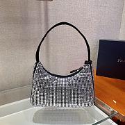 Bagsaaa Prada Satin mini-bag with crystals in black - 22x17x6cm - 3