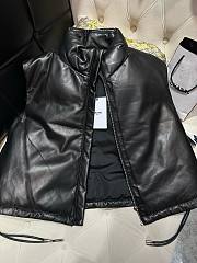 Bagsaaa Celine Leather Down Black Jacket - 6