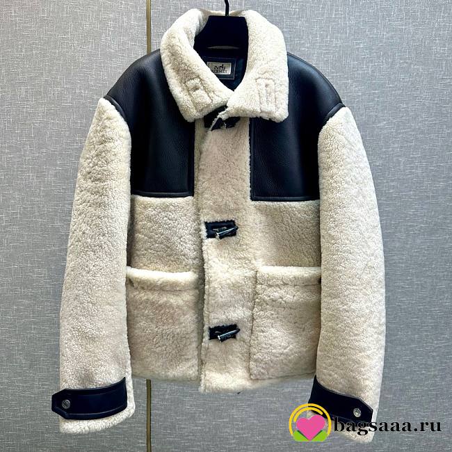 Bagsaaa Hermes Shearling Jacket - 1