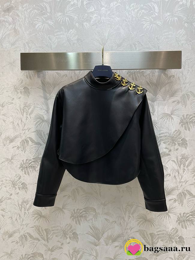 Bagsaaa Louis Vuitton Faux Leather Circle Top - 1