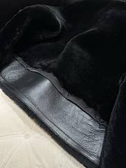Bagsaaa Hermes Shearling Black Jacket - 4