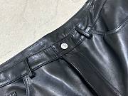 	 Bagsaaa Balenciaga Biker Leather Pant In Black - 2