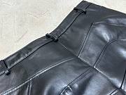 	 Bagsaaa Balenciaga Biker Leather Pant In Black - 4
