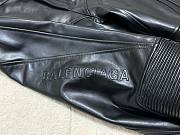 	 Bagsaaa Balenciaga Biker Leather Pant In Black - 6