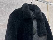 Bagsaaa Louis Vuitton Leather and Shearling Jacket In Black - 4