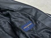 Bagsaaa Louis Vuitton Leather Jacket In Black - 3