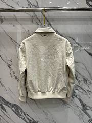 Bagsaaa Louis Vuitton Monogram Leather Jacket in white - 2
