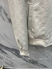 Bagsaaa Louis Vuitton Monogram Leather Jacket in white - 3