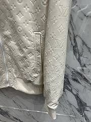 Bagsaaa Louis Vuitton Monogram Leather Jacket in white - 6