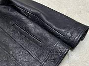 	 Bagsaaa Louis Vuitton Monogram Leather Jacket in black - 3