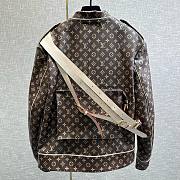 Bagsaaa Louis Vuitton Monogram Leather Jacket in brown - 3