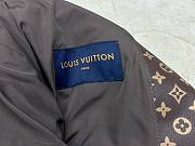 Bagsaaa Louis Vuitton Biker Leather Monogram Jacket In Brown - 3