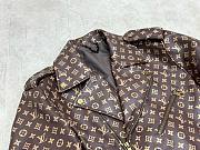 Bagsaaa Louis Vuitton Biker Leather Monogram Jacket In Brown - 4
