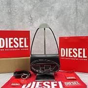 Bagsaaa Diesel iconic bag in black leather - 20.5*13.5*6.5CM - 1
