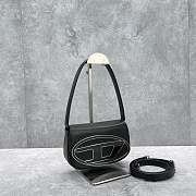 Bagsaaa Diesel iconic bag in black leather - 20.5*13.5*6.5CM - 5