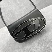 Bagsaaa Diesel iconic bag in black leather - 20.5*13.5*6.5CM - 2