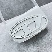 Bagsaaa Diesel iconic bag in white leather - 20.5*13.5*6.5CM - 5