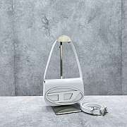 Bagsaaa Diesel iconic bag in white leather - 20.5*13.5*6.5CM - 4