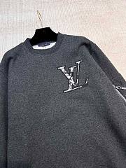 Bagsaaa Louis Vuitton Cotton Crewneck Volcanic Ash Grey - 5