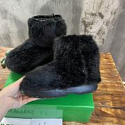 	 Bagsaaa Bottega Veneta Shearling Black Boots - 3