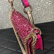 Bagsaaa Valentino Garavani Mini loco Pink crystal - 19x10.5x5cm - 6