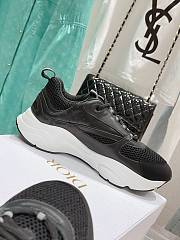 	 Bagsaaa Dior Essentials B22 SNEAKER Black And White Technical Mesh and Smooth Calfskin - 6
