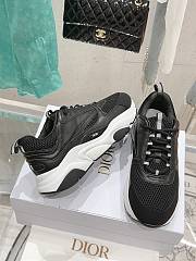 	 Bagsaaa Dior Essentials B22 SNEAKER Black And White Technical Mesh and Smooth Calfskin - 3