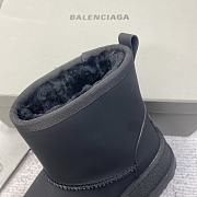 	 Bagsaaa Balenciaga Snow Black Boots - 5