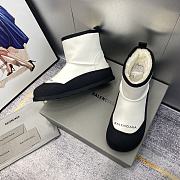 	 Bagsaaa Balenciaga Snow Black & White Boots - 4