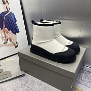 	 Bagsaaa Balenciaga Snow Black & White Boots - 3