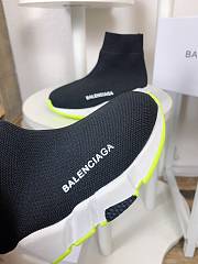 Bagsaaa Balenciaga Speed Runner 2.0 Trainer All Black& Yellow - 3