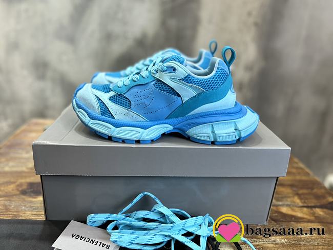	 Bagsaaa Balenciaga Sneaker in blue mesh and polyurethane - 1