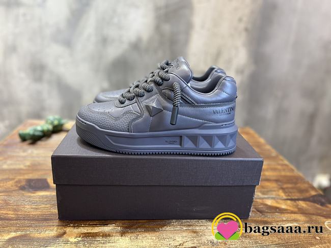 Bagsaaa Valentino Grey Sneakers - 1