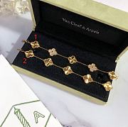 Bagsaaa Van Cleef & Arpels Alhambra Gold Bracelet 5 motifs - 2