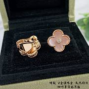 Bagsaaa Van Cleef & Arpels Clover Pink Earrings - 4